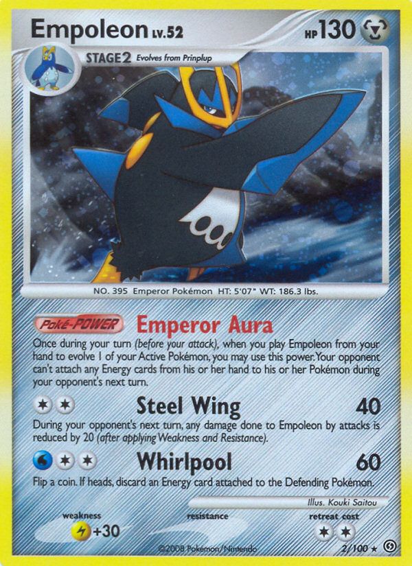 Stormfront Holo Empoleon #2/100